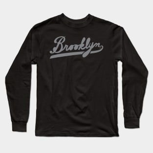 Brooklyn Script by Tai's Tees Long Sleeve T-Shirt